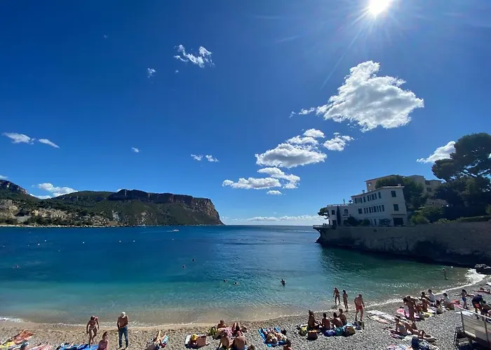Au Bord De L\'Eau Studio Climatise Avec Terrasse Et Vue Mer A 40M De La Plage